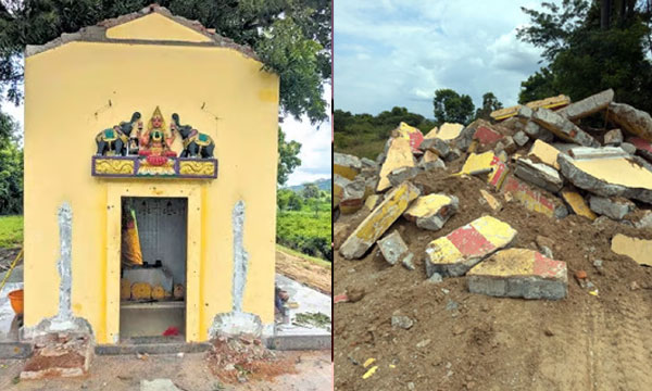 Dalits performed worship in the month of Aadi; Caste Hindus destroyed the temple