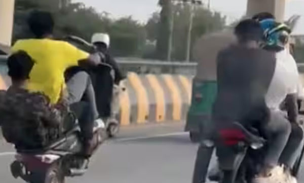 viral-video-police-take-44-people-into-custody-for-performing-stunts-in-bengaluru-city