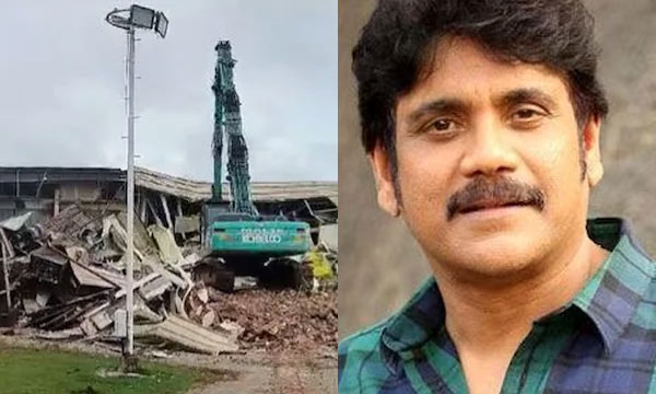 Bulldozer Action On Actor Nagarjuna's N-Convention Centre