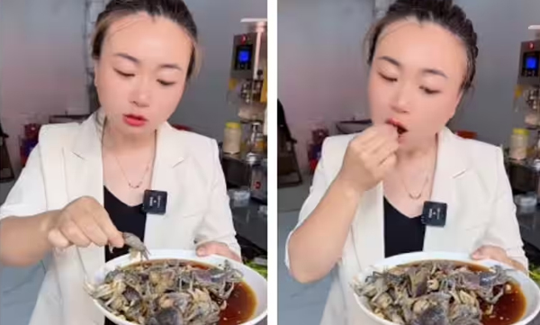 video-of-a-young-woman-eating-crabs-alive-from-a-plate-has-gone-viral