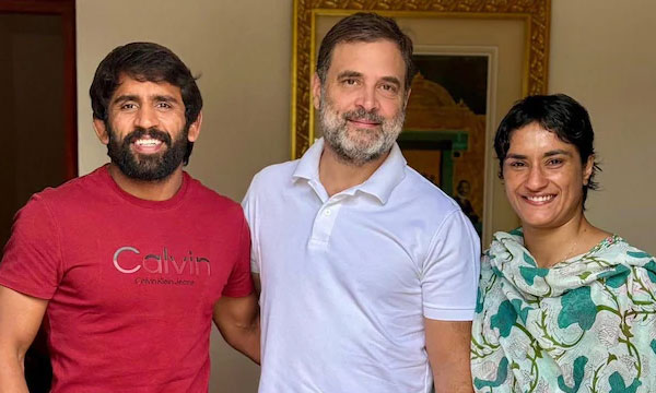 Vinesh Phagot and Bajrang Poonia to Rashtigaoda; Haryana will contest the elections