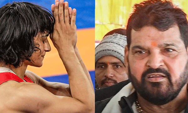 Vinesh Phogat participated in the Olympics by cheating, Brij said losing the medal was a punishment from God