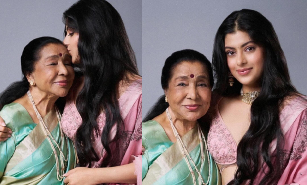 Sanayi bhosle's birthday wish for her grandmother asha bhosle 