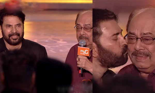 Janardhanan's words about Mammootty's father, Mammootty with tears in his eyes