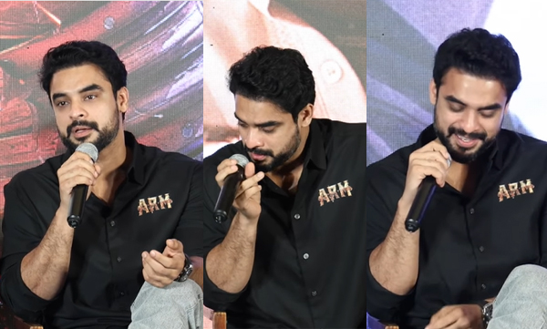 Tovino Thomas became emotional and whined during the ARM press meet