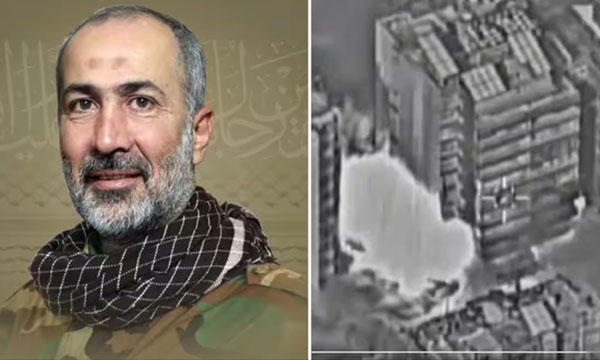 Explosions surround the building: Israel released footage of the airstrike that killed Hezbollah's commander