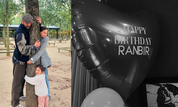 Alia Bhatt celebrates Ranbir Kapoor's 42nd with cutest family pics featuring Raha