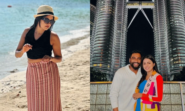 sreevidya-mullachery-and-rahul-sharing-pictures-of-their-honeymoon