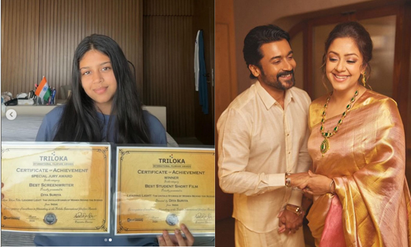 suriya-and-jyotikas-daughter-diya-wins-acclaim-for-her-documentary