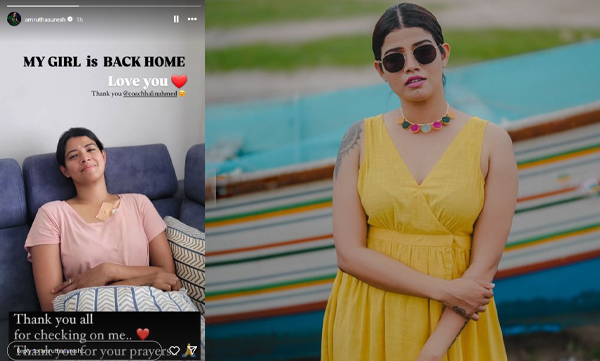 Amritha Suresh shares her health update, fans asks what happened