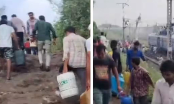 video-of-hundreds-of-people-gather-to-collect-diesel-when-goods-train-derails-goes-viral