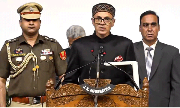 This is the second time; Omar Abdullah sworn in as Chief Minister