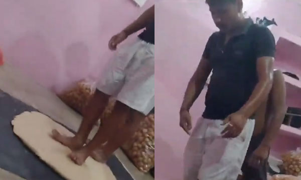 Pani Puri Sellers Knead Dough With Feet in Jharkhand