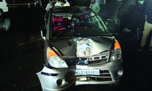 zen car causes accident due to excessive speed