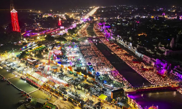 Ayodhya Sparkles With Over 25 Lakh Diyas On Deepotsav, A New Record