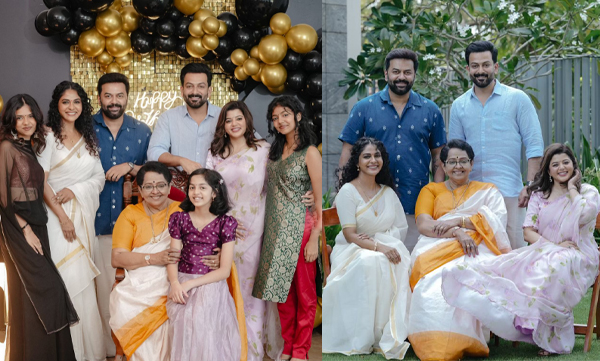 Prithviraj birthday wish for mallika sukumaran goes trending along with full family picture