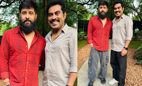 Suraj Venjaramoodu shares picture with Chiyaan Vikram