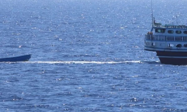 The incident where the fisherman was shot at sea 