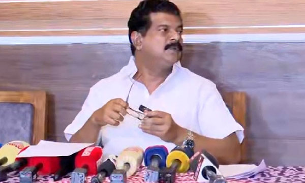 P.V. Anwar held a press conference in violation of the ban. 