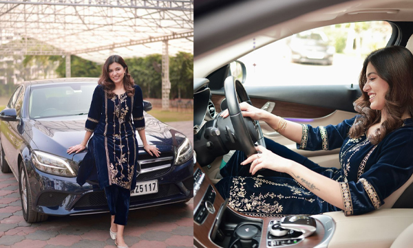 Anju Kurian shares happiness of purchasing Mercedes C class