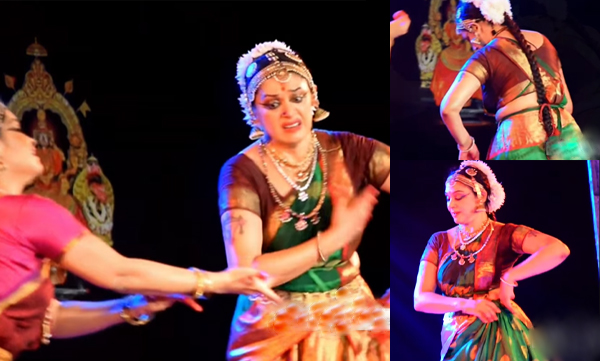 Shobana fixes a costume issue gracefully while dancing- viral video