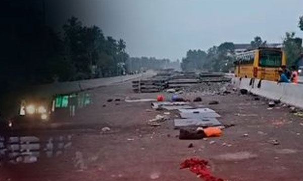 The driver and the cleaner were drunk before the vehicle left