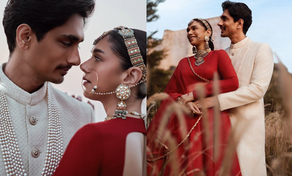 Aditi Rao Hydari and Sidharth's wedding look goes aesthetic, pictures trending