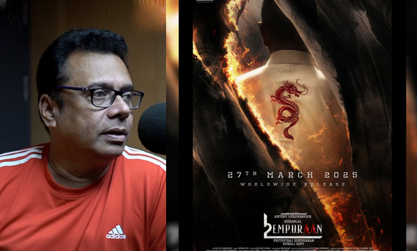 Nandhu about empuraan movie and villain in that movie