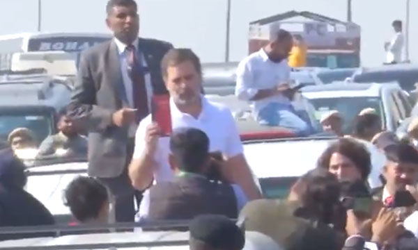 Trip to visit Sambhal blocked by UP Police; Rahul and Priyanka return to Delhi