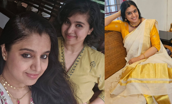 Samyuktha Varma's selfie with sister inspire with grey hair, pictures trending