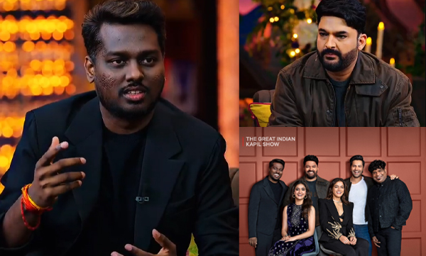 Kapil sharma takes a dig at jawan director atlees classy reply, video viral