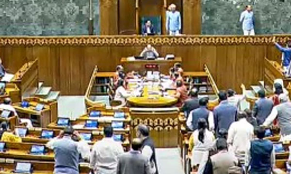 The Lok Sabha was adjourned indefinitely
