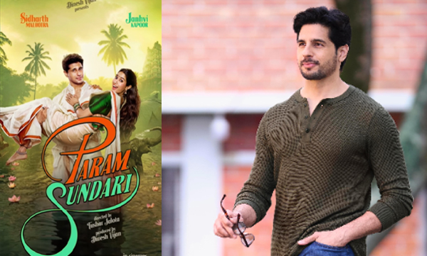Sidharth Malhothra shares first glimse of param sundari movie