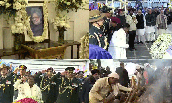 Manmohan Singh's family was accorded due respect, the cremation was arranged by the Army; The BJP