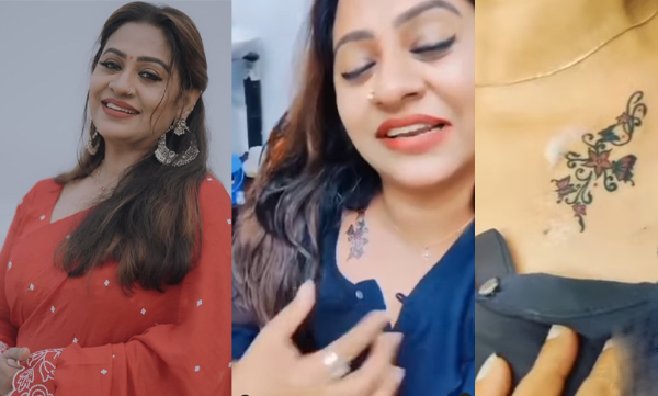 Beena Antony shares her tattooing video