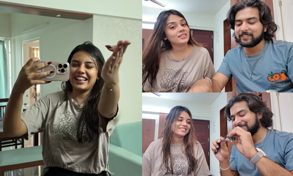 Jasmine and gabri met after one month, trending video