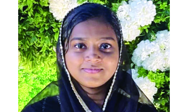 The body of Shahana of Kondoti, who committed suicide due to mental torture, was buried