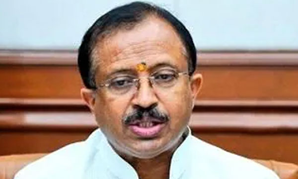 Former Union Minister V. Muralidharan