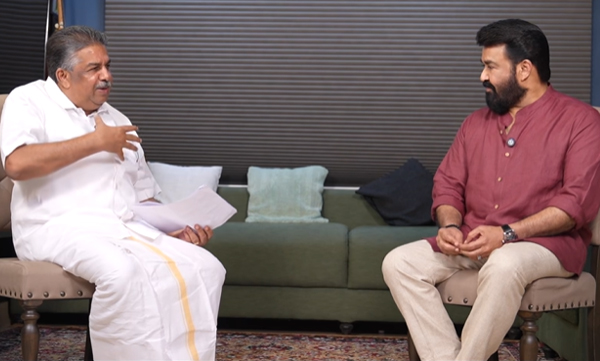 Mohanlal talks about his kids pranav and vismaya on his recent interview