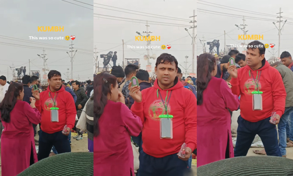 Cute and Romantic couple from kubhamela goes viral