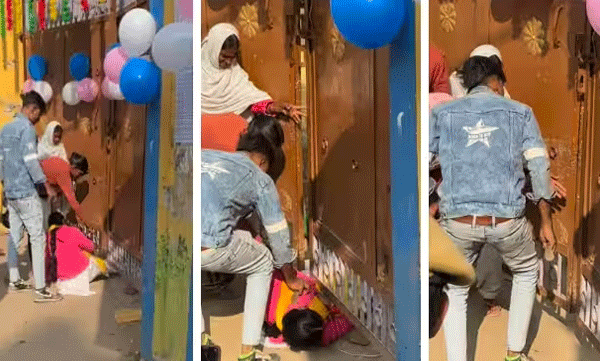 viral-video-of-a-student-passes-through-closed-gate-delayed-in-reaching-the-examination-hall