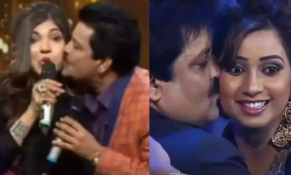 controversy-old-videos-of-udit-narayan-kissing-co-singers-alka-yagnik-and-shreya-ghoshal-go-viral