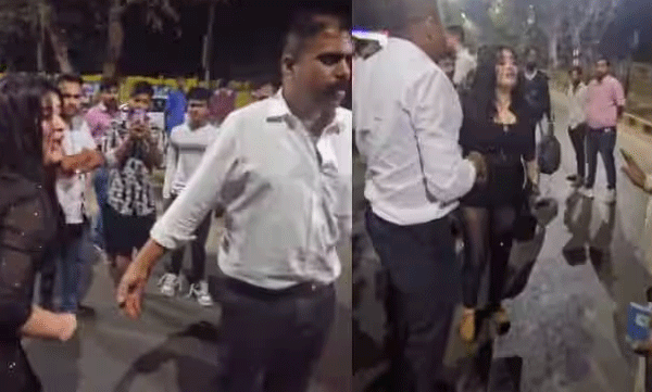 car-accident-three-people-injured-russian-woman-in-the-car-creates-ruckus-on-road-in-raipur