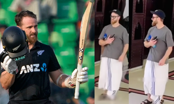 New Zealand's Kane Williamson spotted wearing a dhoti in Karachi