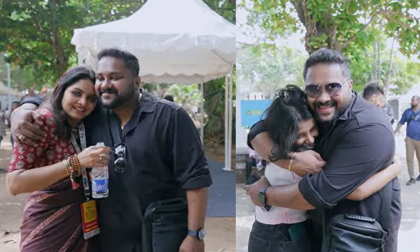 Gayathri's brother surprise entry in her book release