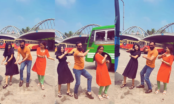 Renu Sudhi new dance reel in vytila hub