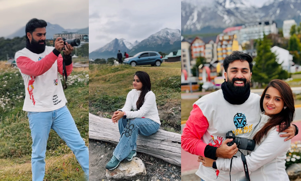 Govind Padmasoorya and Gopika Anil shares romantic reel from somewhere at the end of the world