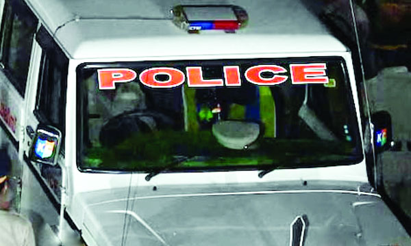 The police were called at 2.15 am and it was an 'April Fool's' prank.