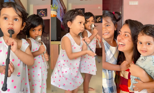 Mridhula Vijay's daughter cute dance on annana pathiya song