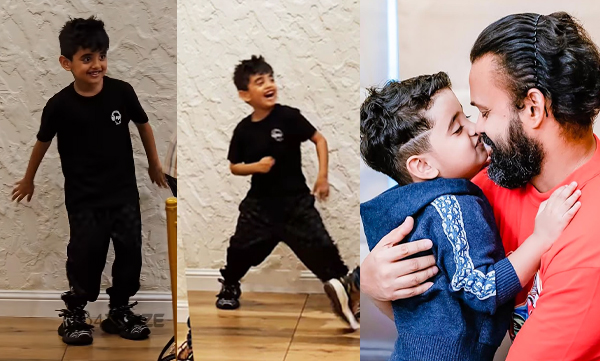 Kunchakko Boban's son Izahaak Kunchacko burns fire on dance floor